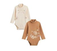 Petit Béguin - Lot de 2 Bodies bébé col roulé Manches Longues Chincha