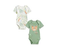 Petit Béguin - Lot de 2 Bodies bébé Manches Courtes Kanha