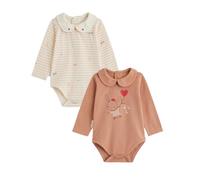 Petit Béguin - Lot de 2 Bodies bébé Manches Longues Aimée