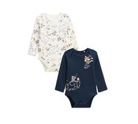 Lot de 2 bodies bébé manches longues cirque d'automne bleu 36M(97CM)