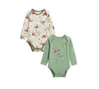 Petit Béguin - Lot de 2 Bodies bébé Manches Longues Gustin