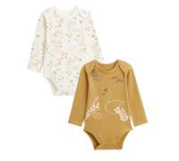 Petit Béguin - Lot de 2 Bodies bébé Manches Longues Swan