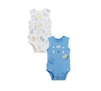 Petit Béguin - Lot de 2 Bodies bébé sans Manches Biscarosse