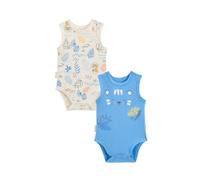 Petit Béguin - Lot de 2 Bodies bébé sans Manches Biscarosse