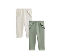 Petit Béguin - Lot de 2 Leggings Enfant en Molleton Ultra Chaud Lison