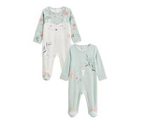 Petit Béguin - Lot de 2 Pyjamas bébé en Velours Dina