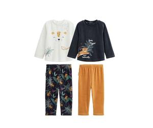 Petit Béguin - Lot de 2 Pyjamas Enfant 2 pièces en Velours Charly