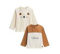 Petit Béguin - Lot de 2 t-Shirts Enfant Manches Longues Constellation