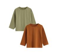 Petit Béguin - Lot de 2 t-Shirts Enfant Manches Longues Ginkgo