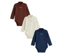 Petit Béguin - Lot de 3 Bodies bébé col roulé Manches Longues Mathéo