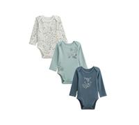 Petit Béguin - Lot de 3 Bodies bébé Manches Longues Cacahuète