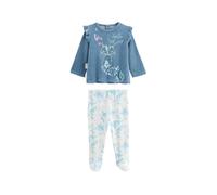 Petit Béguin - Pyjama bébé 2 pièces en Velours avec Pieds Polarmoon