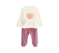 Petit Béguin - Pyjama bébé en Velours Matcha