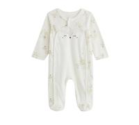Petit Béguin - Pyjama bébé en velours ouverture pont Doucette