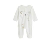 Petit Béguin - Pyjama bébé en velours ouverture pont Eliah