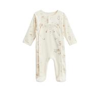 Petit Béguin - Pyjama bébé en velours ouverture pont Envolée de bisous