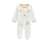 Petit Béguin - Pyjama bébé en velours ouverture pont Mini Rêve