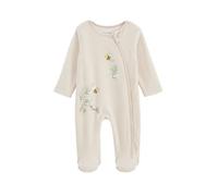 Petit Béguin - Pyjama bébé en velours ouverture zippée Eden