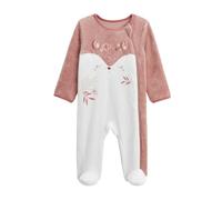 Petit Béguin - Pyjama bébé en Velours Ouverture zippée Oona