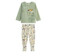 Petit Béguin - Pyjama Enfant 2 pièces en Velours avec Pieds Retroussables Boavista