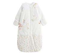 Petit Béguin - Turbulette d'hiver en velours avec manches amovibles et jambes séparables Perle