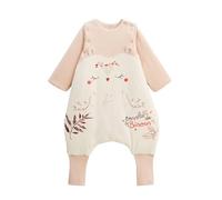 Turbulette D'hiver En Velours Avec Pieds Retroussables Et Manches Amovibles Manouk Ecru 18/24M(81/86)