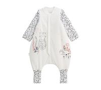 Petit Béguin - Turbulette TOG 2 en velours avec pieds retroussables et manches amovibles Céleste