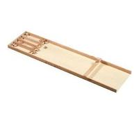 Engelhart - 340650 - Petit Billard Hollandais en Bois ou Suffleboard - 29,5 x 120 cm - 20 Palets - Jeu de Palet en Bois - Idéal pour Enfants - Famille - A partir de 6 Ans