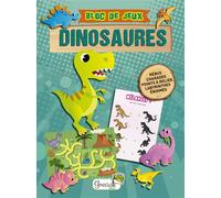 Petit bloc de jeux dinosaures - Collectif - Grenouille - broché - Document jeunesse