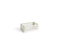 Petit Boîte de Rangement HAY Colour Crate, Blanc Cassé