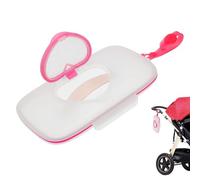 Petit boîtier de lingettes humides - Porte-Linge la Recharge, Pouche de lingette compacte | Rangement de Tissus à l'épreuve des fuites pour Le kit à Langer pour bébé, étui de Voyage léger, distri