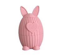 Petit bol à bonbons en forme de cœur avec lapins de Pâques