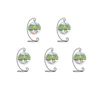 Petit bol à poisson en verre pour vase créatif, boule à suspendre, économise de l'espace, vase pour décoration de la maison, bols avec support