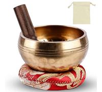 Petit bol chantant tibétain, ensemble de bols chantants tibétains, avec maillet en bois et coussin pour bol chantant de 8 cm, pour le yoga, la détente, l'auto-hypnose, cadeaux uniques pour les femmes