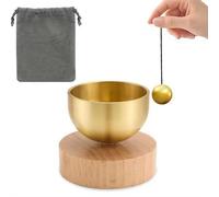 Petit bol chantant tibétain et coussin, bols chantants en fonte pour yoga, méditation et relaxation, pleine conscience, guérison des chakras, soulagement du stress