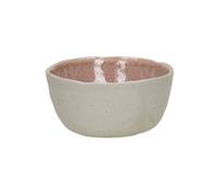 Petit bol en grès rose, rond, intérieur émaillé, portion individuelle - Pomax, Spiro - Ø9x4 cm