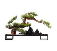 Petit bonsaï artificiel, simulation de bonsaï artificiel, alliage Yunshan, support inférieur, famille de gravier, plantes artificielles d'intérieur pour salon, fausse plante, décoration de verdure