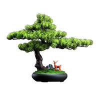 Petit bonsaï Artificiel, Simulation de pin accueillant, Ornements de Salon, Plantes Vertes artificielles, aménagement paysager d'intérieur, Faux Arbre, décoration en Pot, Salon (B)