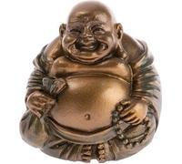 PETIT BOUDDHA RIEUR BONHEUR ARGENT ABONDANCE