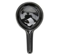 Petit bougeoir photophore en céramique en Forme de cuillère, décoration de la Maison pour brûleur d'encens (Noire)