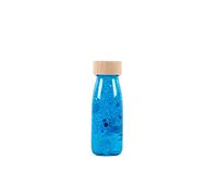 Petit Boum - Bouteille Sensorielle Float en Bleu | Un Microcosme dans Chaque Bouteille | Découvre, Écoute et Apprends | Stimulation Sensorielle | Bouteilles Sensorielles pour Enfants