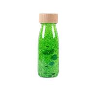 Petit Boum - Bouteille Sensorielle Float en Vert | Un Microcosme dans Chaque Bouteille | Découvre, Écoute et Apprends | Stimulation Sensorielle | Bouteilles Sensorielles pour Enfants