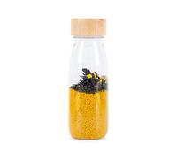 Petit Boum | Bouteille sensorielle Sound Abeilles - Jaune - 14 x 4 cm