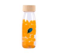 Petit Boum | Bouteille sensorielle Sound Poisson bleu - Multicolore - 14 x 4 cm