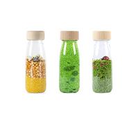 PETIT BOUM - Pack de 3 Bouteilles Sensorielles Life | Stimulation | Un Microcosme dans Chaque Bouteille | Découvre, Écoute et Apprends | Bouteilles Sensorielles pour Enfants