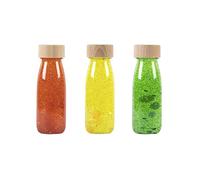 PETIT BOUM - Pack de 3 Bouteilles Sensorielles Twilight | Stimulation | Un Microcosme dans Chaque Bouteille | Découvre, Écoute et Apprends | Bouteilles Sensorielles pour Enfants
