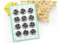 Petit Bouton à Boucle Boutons-Pression Métalliques Invisibles Fixations Boutons à Presser pour Couture et Vêtements