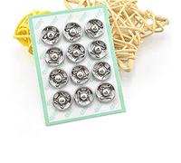 Petit Bouton à Boucle Boutons-Pression Métalliques Invisibles Fixations Boutons à Presser pour Couture et Vêtements