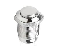 Petit Bouton Poussoir,12mm Démarrage Rond Multifonctionnel | Bouton Métallique Étanche - pour les Équipements Électroniques d'Extérieur, les Machines, l'Automobile, l'Atelier Domestique et