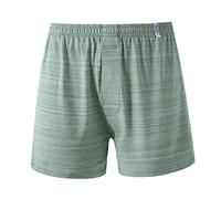 Petit boxer pour homme en coton avec pointe de flèche ample grande taille, Vert, XXXL